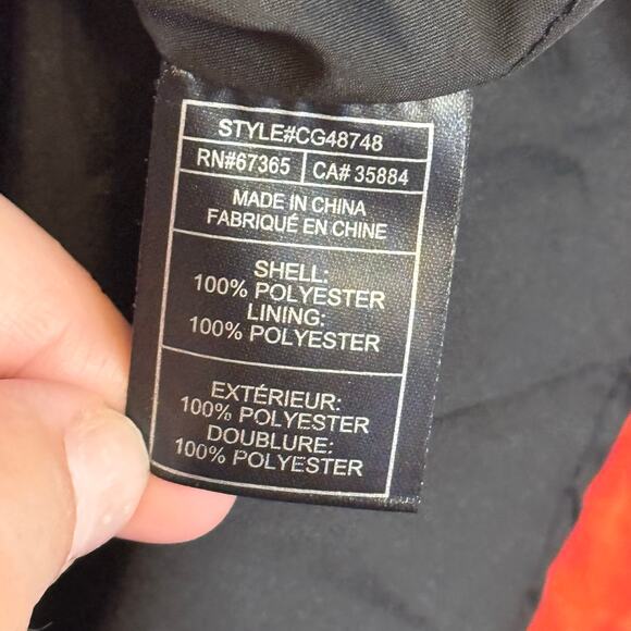 Cupcakes and Cashmere Babydoll Dress M Red Floral Shift Mini Long Sleeve Boho - Picture 11 of 11